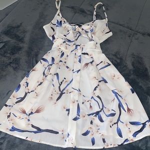 Cherry Blossoms Spaghetti Strap Dress👗